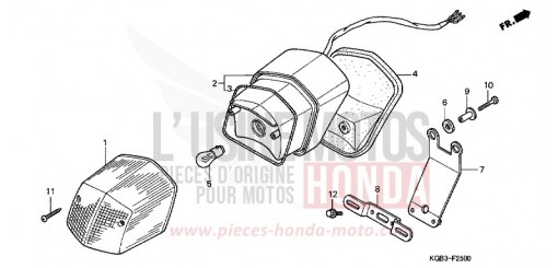 FEU ARRIERE VT125CY de 2000